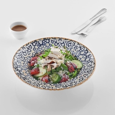 سلطة مشروم روكا بجبن البرميزان